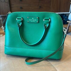 Kate Spade Green Satchel Bag
